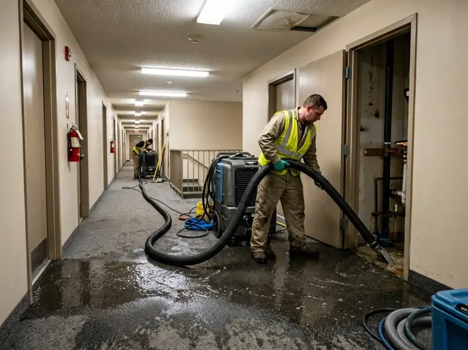 multi-unit-apartment-hallway-f-005 — frequently asked questions, Emergency Burst Pipe Water Extraction & Removal in Maine, WI